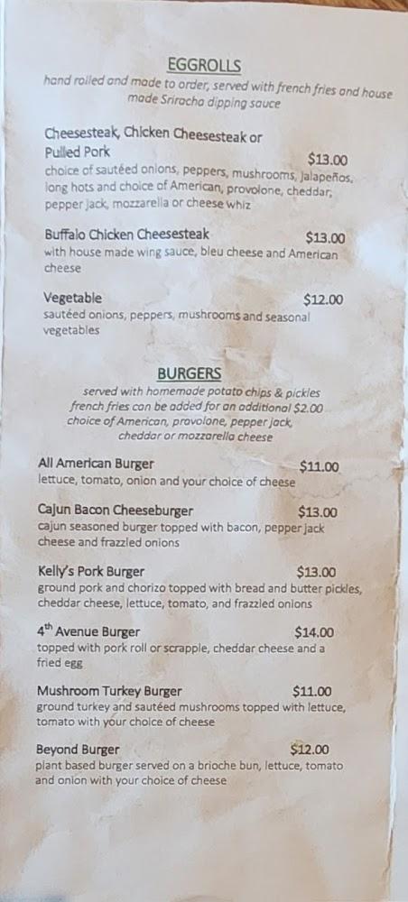 Kelly's Corner Menu image 4